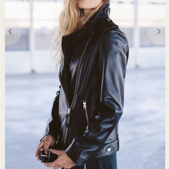 Mackage Selena Leather Jacket - Picture 2 of 14